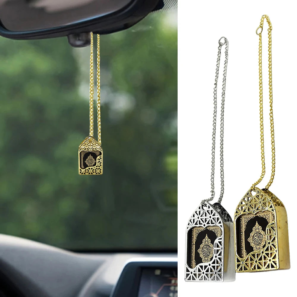 Mini Ark Quran Book Real Paper Can Read Pendant Muslim Islamic Mini Keychains Unisex Religious Jewelry Key Rings Islam Gift