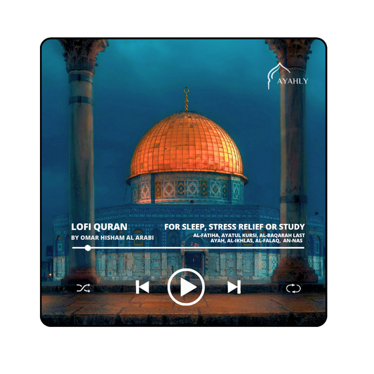 Lofi Quran speaker fridge magnet recited by Omar Hisham Al Arabi for sleep, study and stress relief
